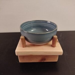 Gamelle "Bleu Bois" surélevée
