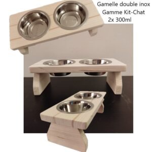 Gamelle surélevée "Miam duo" 330ml Kit-Chat®